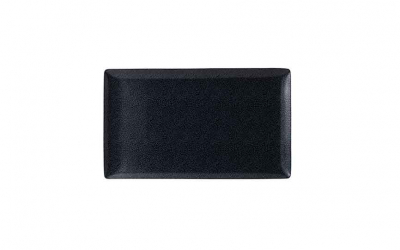 Purity Pearls Dark Rectangular Platter 34x20cm