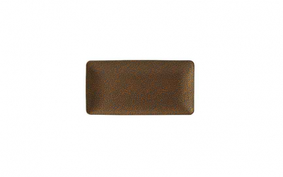 Purity Pearls Gold Rectangular Plate 17.8x8.9cm