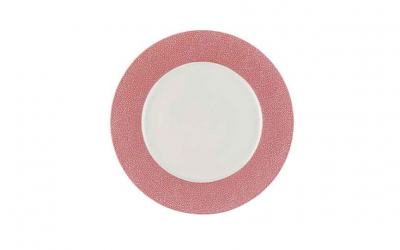Purity Pearls Pink Rimmed Plate 32cm [12.6"]