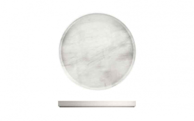 Soft Grey Plate 25cm [9.8Inch]