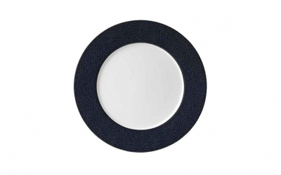 Purity Pearls Dark Rimmed Plate 32cm [12.6Inch]
