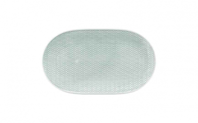 Scope Glow Sea Oval Platter 32.6x18.6cm