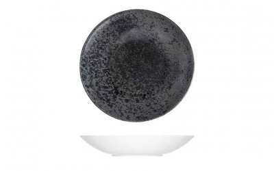 Sandstone Black Deep Bowl 30.2cm [11.9Inch]