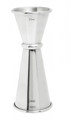 Jigger Banded Stainless Steel 25/50ml NGS