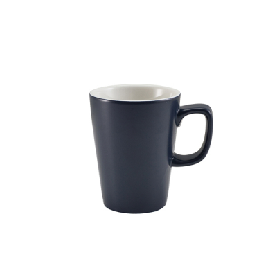 Porcelain Matt Blue Latte Mug 34cl/ 12oz