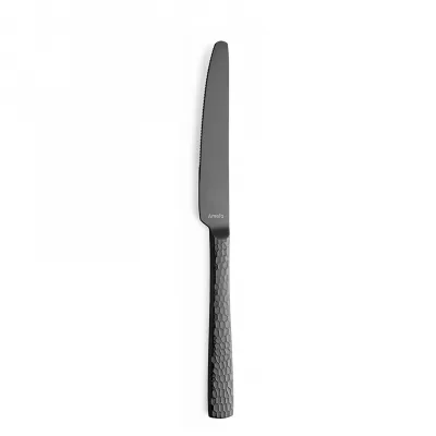 Felicity Table Knife Hammered Black