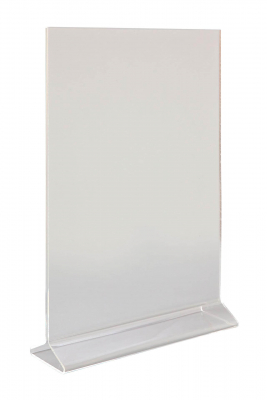 Perspex Menu Holder A4 Vertical