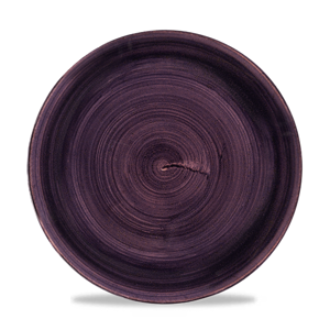 Stonecast Patina Deep Purple Evolve Coupe Plate 8.67Inch