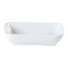 Porcelite Rectangular Serving Dish 19x14cm/8Inchx5.5Inch 40cl/14oz