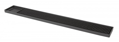 Bar Rail Mat Black 610x80mm