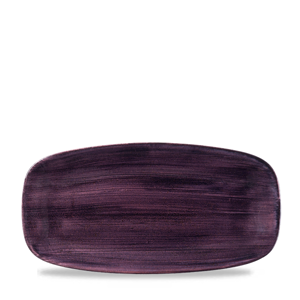 Stonecast Patina Deep Purple Chefs Oblong Plate 11 3/4X6Inch