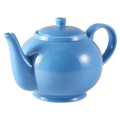 Porcelain Blue Teapot 45cl/ 15.75oz
