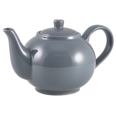 Porcelain Grey Teapot 45cl/ 15.75oz