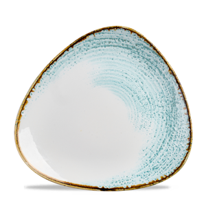 Homespun Accents Aquamarine Lotus Plate 10"