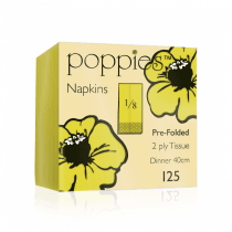 Napkin Yellow 40cm/2ply 8 Fold x2000