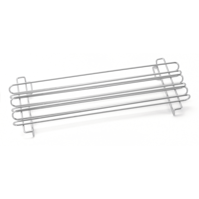 Taco/French Fry Prep Rail (Holds 12x 6" Taco Shells) Chrome Plated Metal 60x24x7.5cm