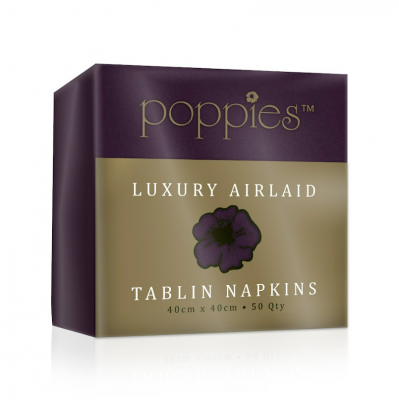 Napkin Airlaid/Tablin Plum 40cm x500