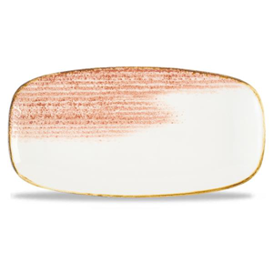 Homespun Accents Coral Chefs Oblong Plate 11 3/4X6Inch