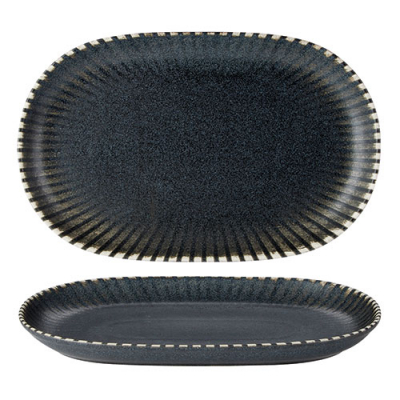 Flint Oval Platter 33x21cm