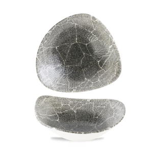 Kintsugi Reverse Quartz Black Lotus Bowl 7Inch