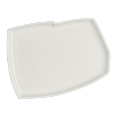 RO White Album Geometric Tray 15 x 10.8 x 1.5cm (5 7/8 x 4 1/4 x 5/8")