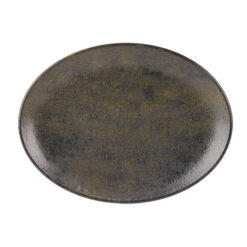 Ebony Oval Plate 36cm/14Inch