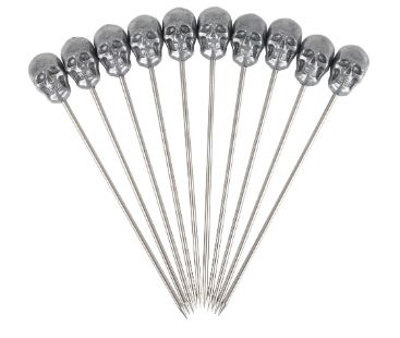 Skull Garnish Pick (Pack of 10)