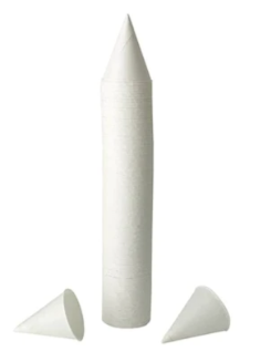 Water Cone Compostable White 4oz x5000