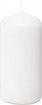 Pillar Candle White 120x60mm x12