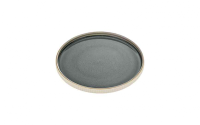 Nara Grey Plate 21cm [8.3"]