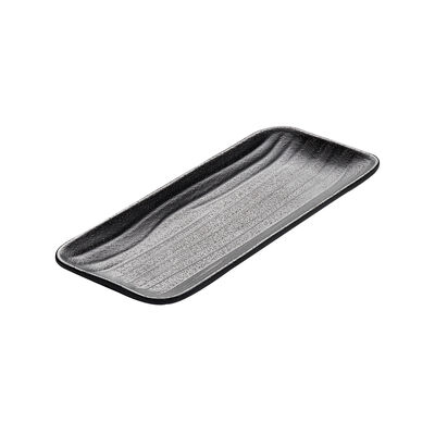 Zen Black Rectangle Tray 11.7 x 2.8cm (4 5/8 x 1 1/8")