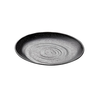 Zen Black Plate 25.7 x 3cm 120cl (10 1/8 x 1 1/8" 40oz)