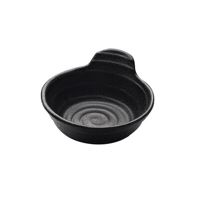 Zen Black Sauce Bowl 11.5 x 5.7cm 18cl (4 1/2 x 2 1/4" 6 1/4oz)
