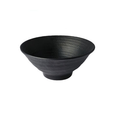 Zen Black Bowl 21 x 8cm 83cl (8 1/4 x 3 1/8Inch 29oz)