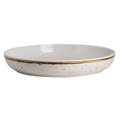 Craft White Medium Round Platter 33 x 5.1cm 3.3ltr (13 x 2" 3 1/2qts)