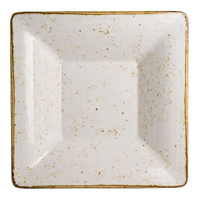 Craft White Square Pebble Bowl 34.3 x 7.6cm 2.8Ltr (13 1/2 x 3" 3qts)