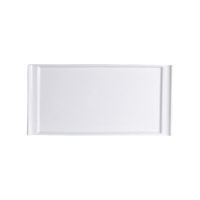 Cafe Porcelain Rectangle Tray Handled 30 x 14.5cm (11 3/4 x 5 3/4Inch)