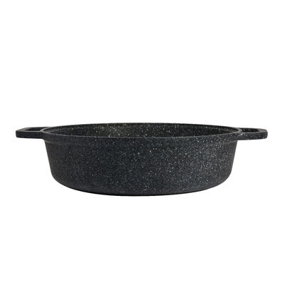 Folio Black Induction Buffet Pot & Lid 37.5 x 28 x 8.25cm 384.5cl (14 3/4 x 11 3/4 x 3 1/4Inch 130oz)