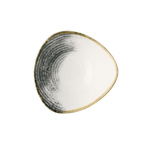 Homespun Accents Black Lotus Plate 9"