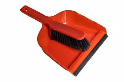 Dustpan & Brush Set Red