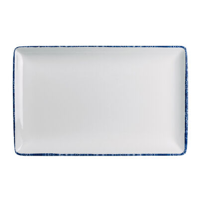 Blue Dapple: Rectangle Tray 30.5 x 19.1cm (12 x 7 1/2")