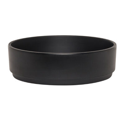 Cali Black Stack Melamine Bowl 15.9 x 4.8cm 59cl (6 1/4 x 1 7/8" 20oz)