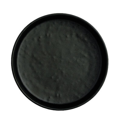 Cali Black Round Melamine Plate 12.3cm (4 3/4")