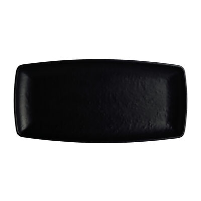 Cali Black Rectangle Melamine Plate 29.2 x 14cm (11 1/2 x 5 1/2" )