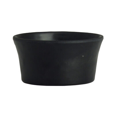 Cali Black Round Melamine Dish 5.9 x 3.2cm 4.2cl (2 1/3 x 1 1/4Inch 1 1/2oz)
