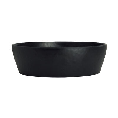 Cali Black Round Melamine Bowl 17.9 x 5.5cm 46.8cl (7 x 2 1/6" 16 1/2oz)