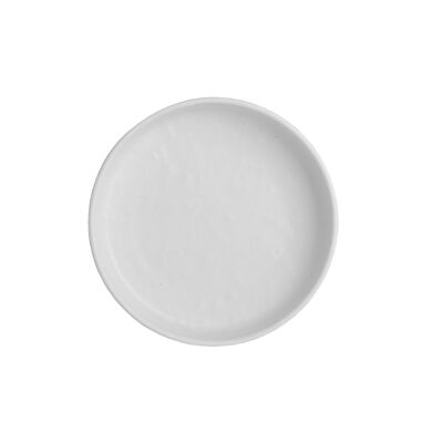 Cali White Round Melamine Plate 12.3 x 2.5cm (4 5/6 x 1")