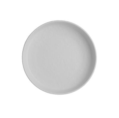 Cali White Round Melamine Plate 16.4 x 3.18cm (6 1/2 x 1 1/4")
