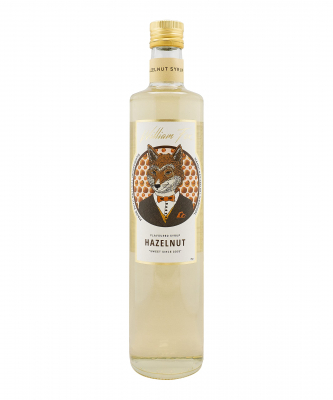 William Fox Premium Hazelnut Syrup 75cl