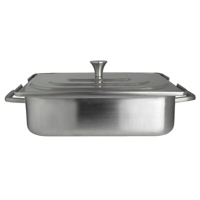 Homestyle Brushed Stainless Rect Chafer 41.9 x 27.3 x 16.5cm 3.8ltr (16 1/2 x 10 3/4 x 6 1/2" 4qts)